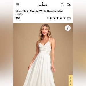 Lulus meet me in Madrid maxi